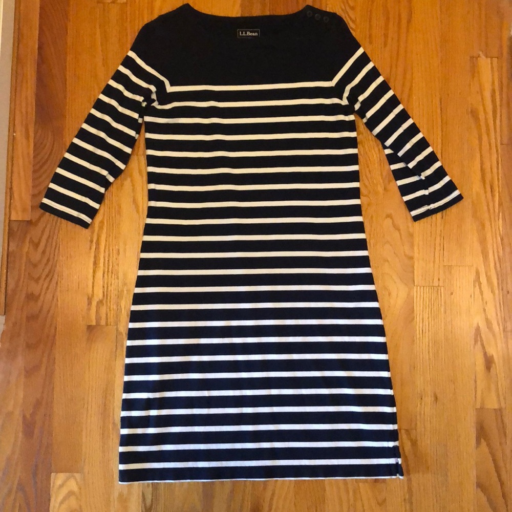 L.L.Bean Striped Dress